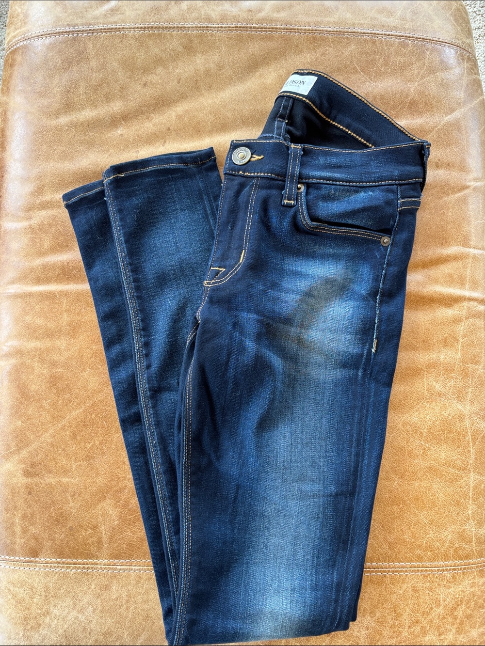 Hudson Dark Blue Stretch Denim Jeans